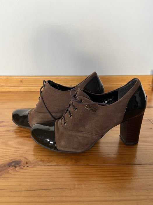 Damen Absatzschuhe Braun 36