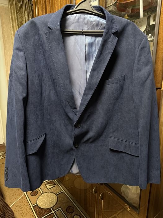 Homme Blazer Bleu Marine 50