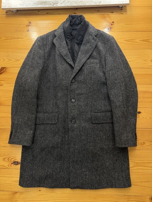 Uomo Barutti Cappotto Grigio Lana 54