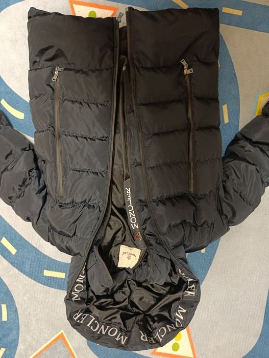 Men Moncler Jacket Navy 38