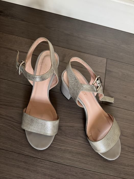 Women Heels Leather 39