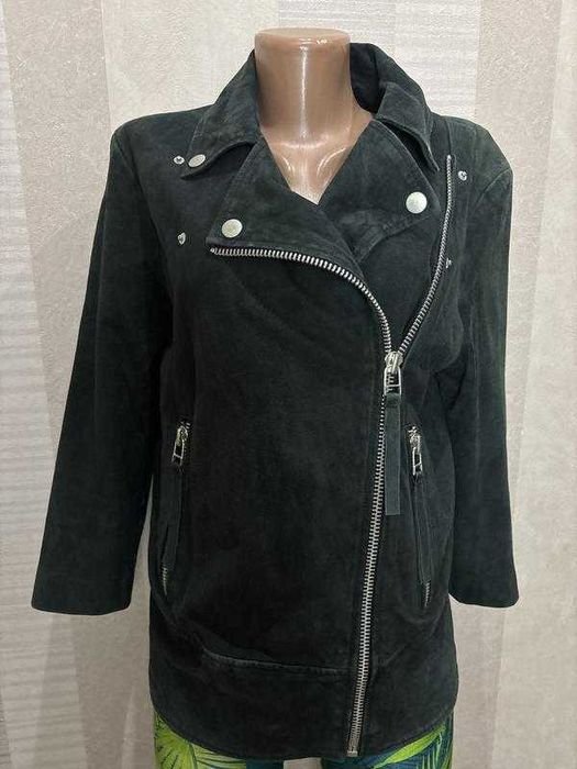 Women MSGM Biker Jacket Green 36