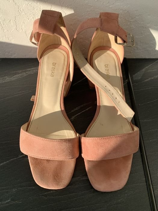 Women Braska Heels Pink Suede 36