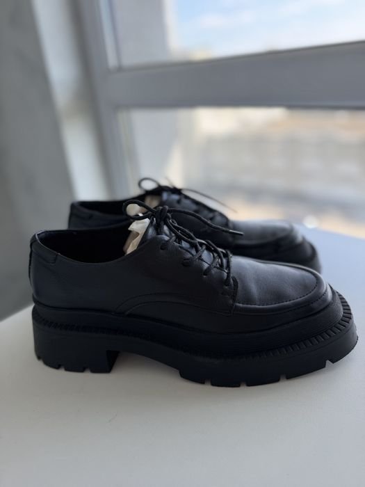 Femme Loafers Noir Cuir 40