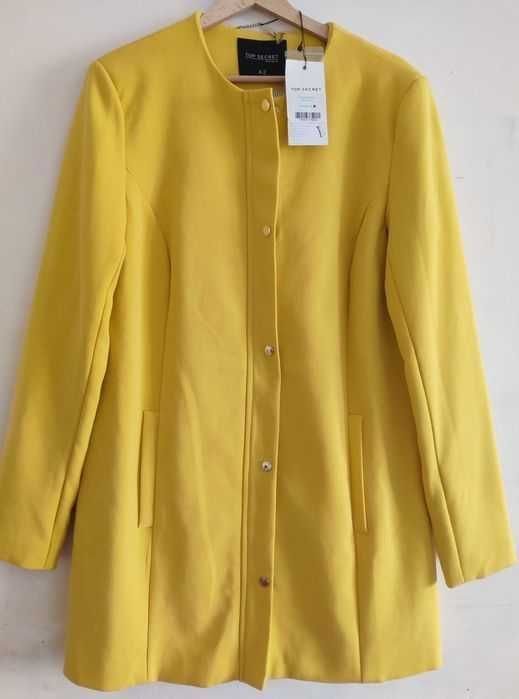 Women Top Secret Coat Yellow 42