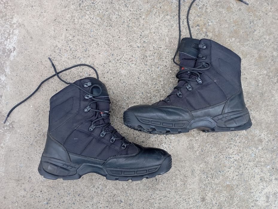 Uomo M-TAC Stivali Neri Pelle 45