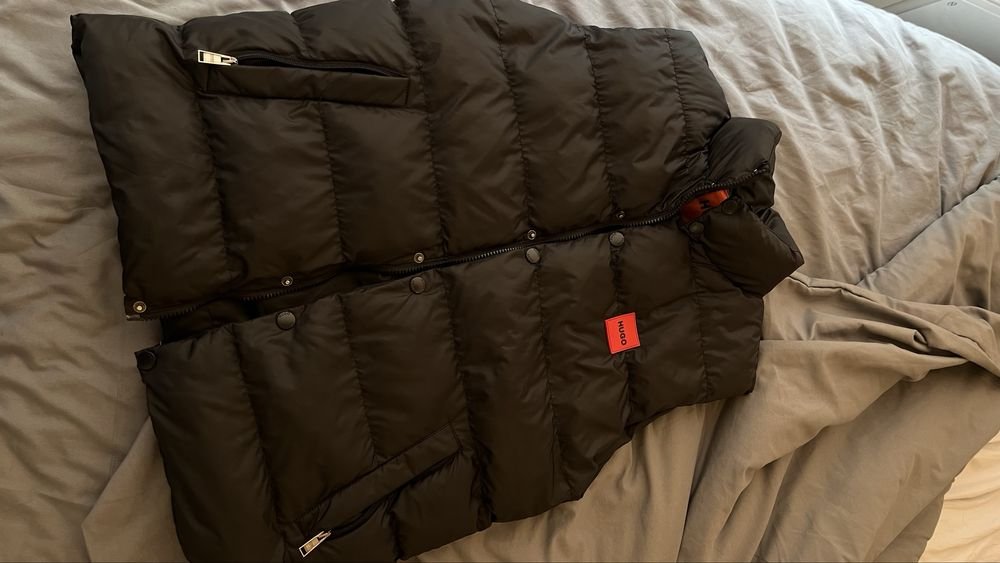 Homme Hugo Boss Gilet Noir 40