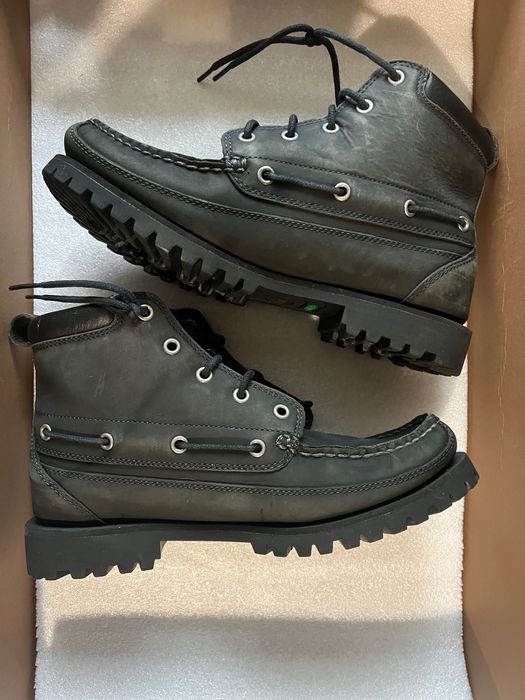 Donna Timberland Stivali Neri Pelle 42