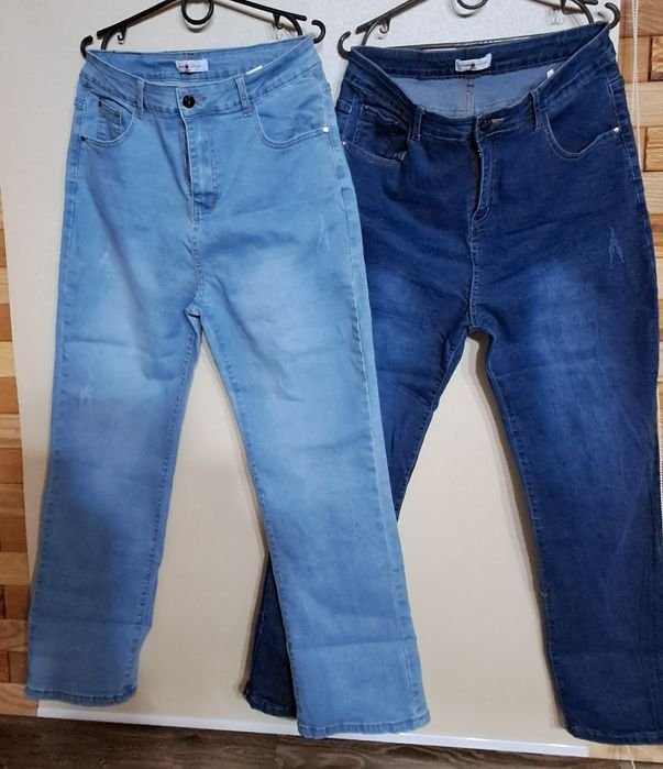 Femme Romme Rouge Jeans Multicolore 40