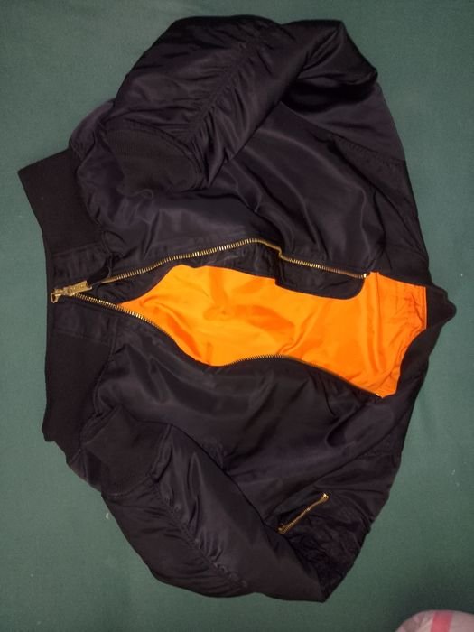 Uomo Alpha Industries Bomber Nero 40