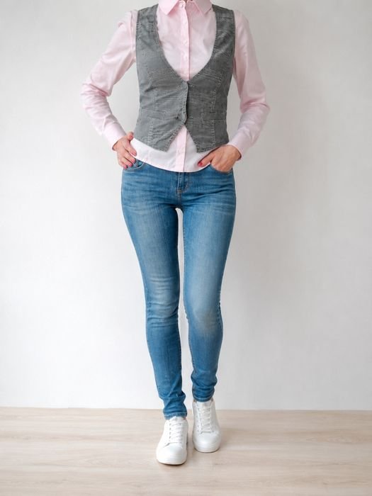 Uomo Replay Jeans Blu Navy Denim 28