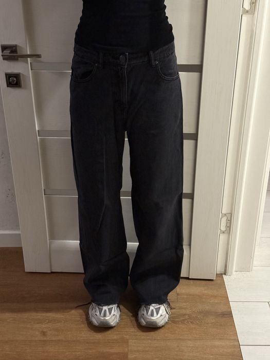 Damen Pull & Bear Jeans Schwarz 36