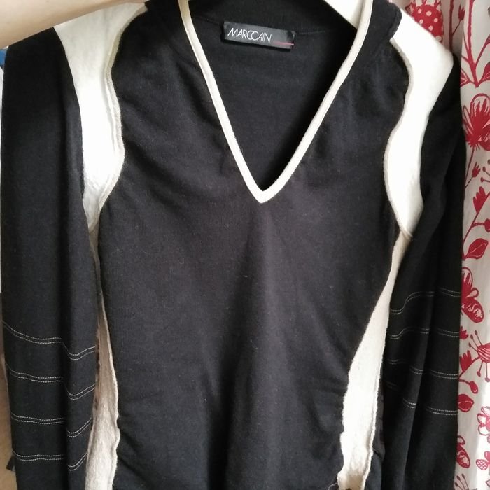 Женская Marccain Свитер Бежевый Мерино XS S