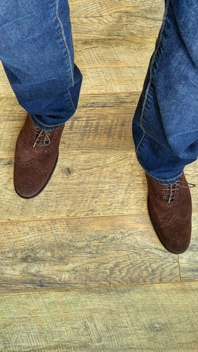 Мужской Hamilton Туфли Коричневый Замша 43