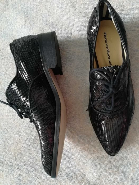 Donna Floris van Bommel Brogue Nero