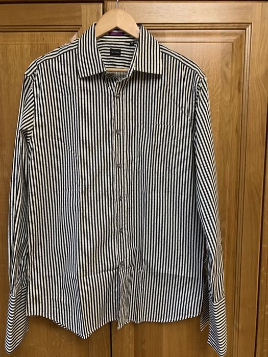 Мужской Paul Smith Рубашка Белая Хлопок 17/43