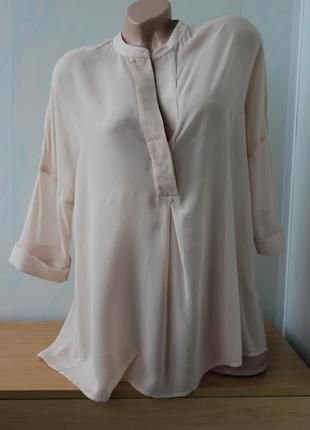 Женская HEMISPHERE Блуза Пудровая Шелк