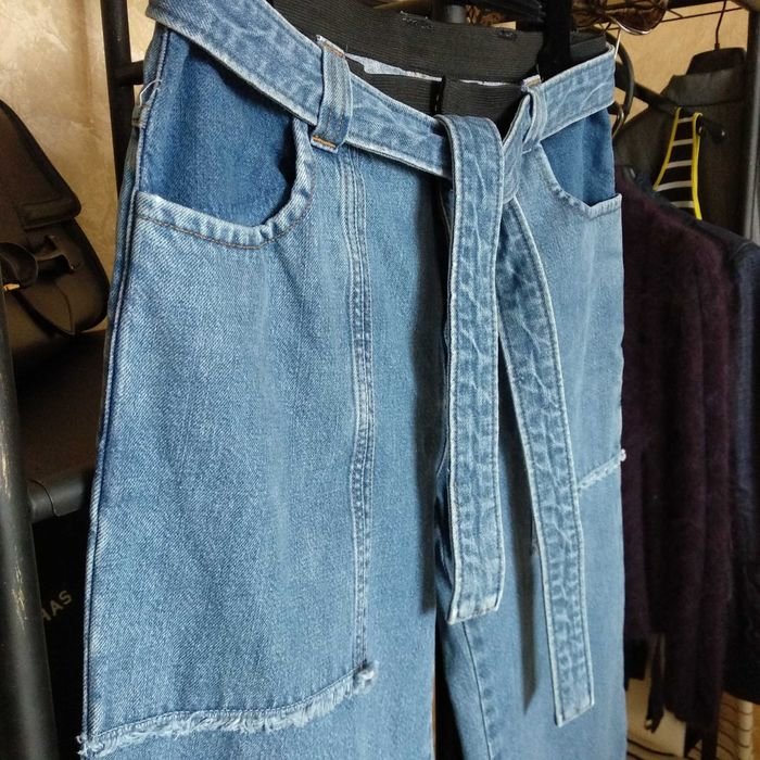 Женские Victoria Beckham Джинсы-кюлоты Деним