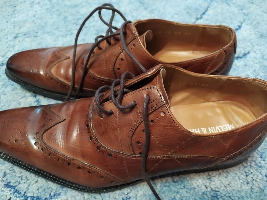 Homme Melvin & Hamilton Talons Marron Cuir 42