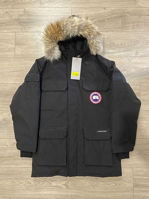 Мужской Canada Goose Парка Чёрный Пух