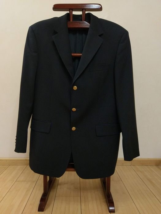 Men Hugo Boss Blazer Blue Wool 42