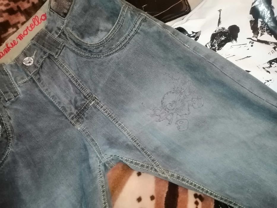 Homme Frankie Morello Jeans Noir