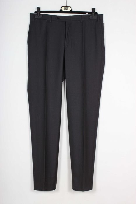 Мужской Canali Брюки Серые Шерсть 50