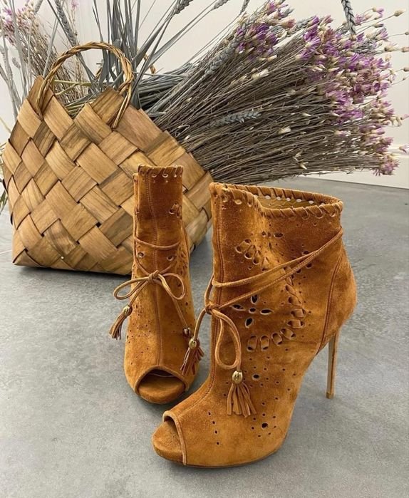 Donna Le Silla Stivaletti Beige Camoscio 37