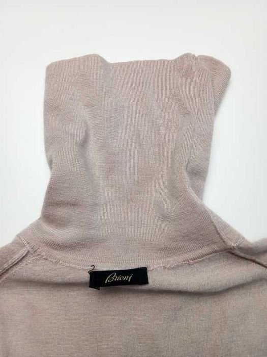 Femme Brioni Gilet Beige Cachemire 34