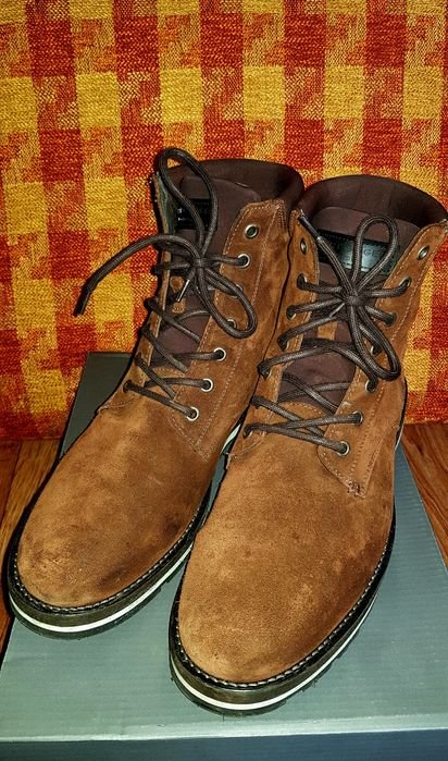 Uomo Kurt Geiger Stivali Marrone Suede 46