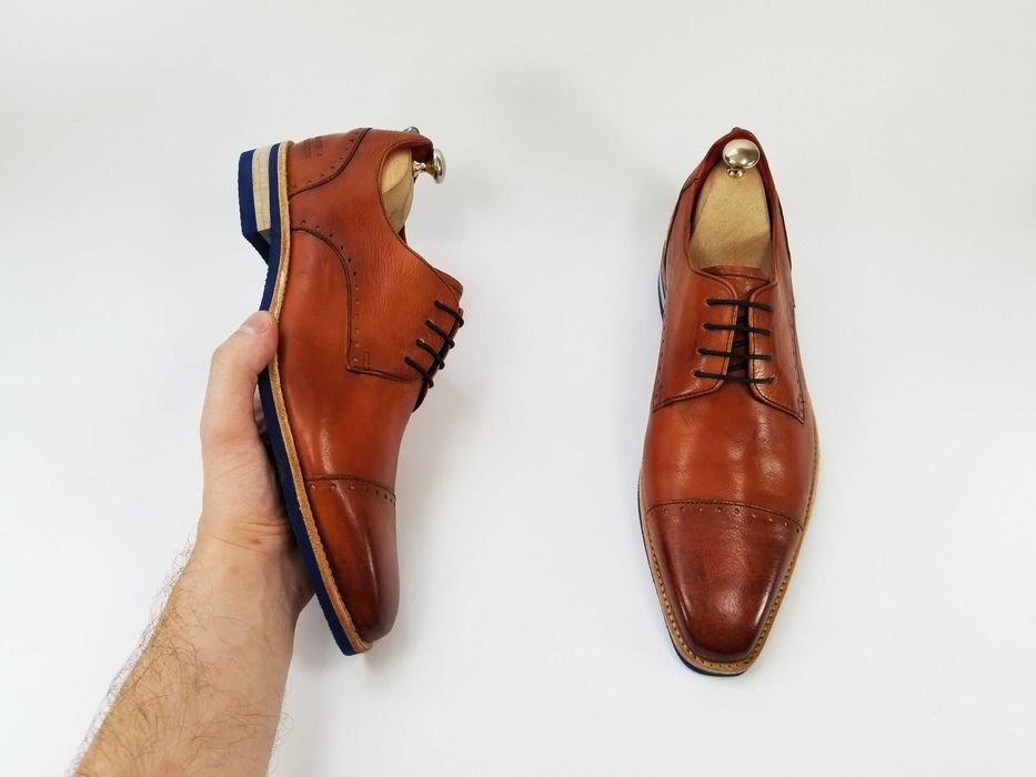Homme Melvin & Hamilton Talons Marron Cuir 45