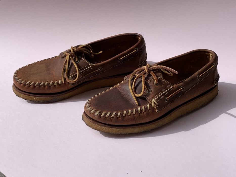 Uomo Red Wing Topsiders Pelle 40.5