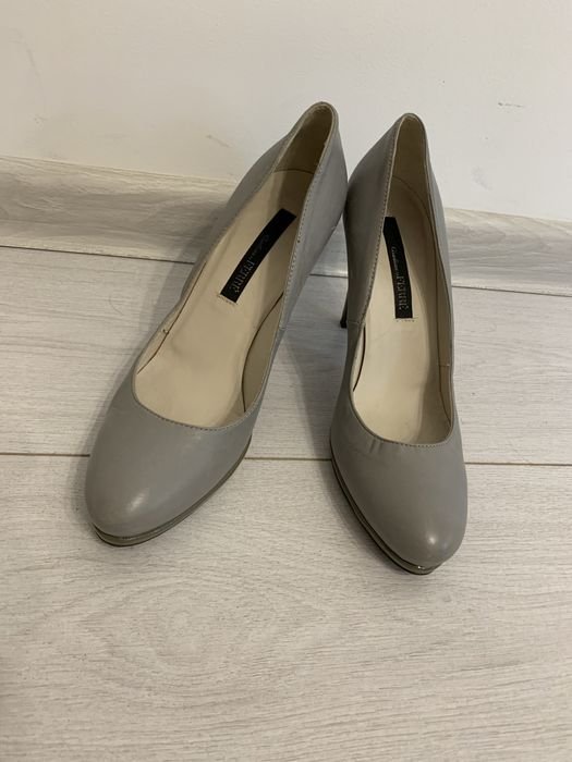 Donna Gianfranco Ferre Tacchi Grigio Pelle 37