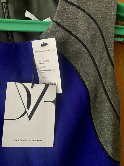 Женская Diane von Furstenberg Платье Тёмно-синий