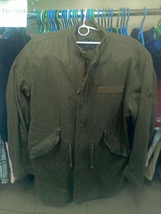 Men Pretty Green Parka Green Shell M