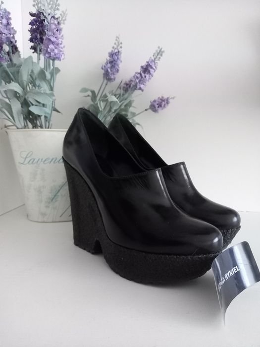 Женские Sonia Rykiel Туфли Чёрные Кожа 37