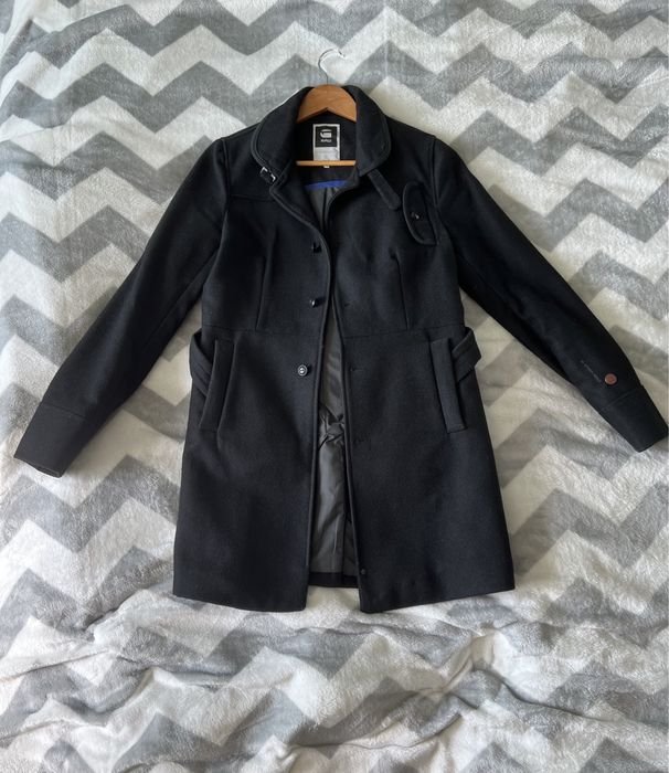 Женское G-Star Raw Пальто Чёрное 36