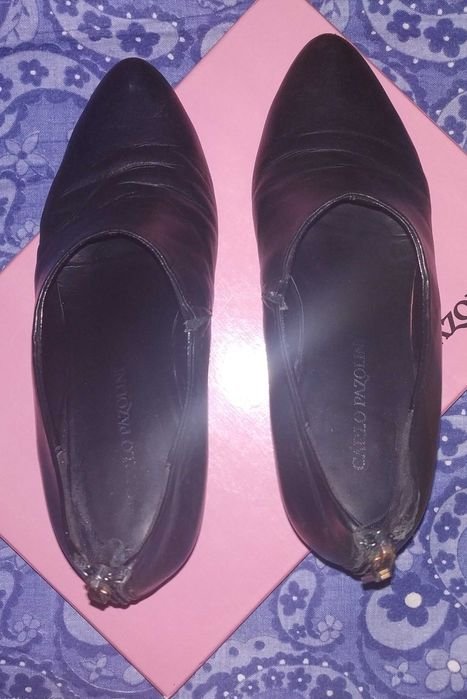 Женские Carlo Pazolini Ботильоны Чёрные Кожа 37