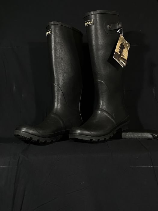 Herren Barbour Stiefel Schwarz