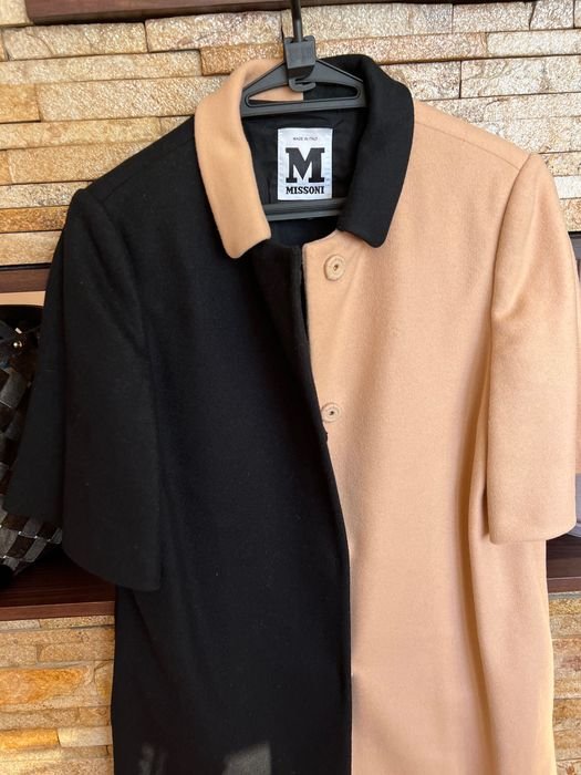 Damen Missoni Mantel Beige Wolle 38