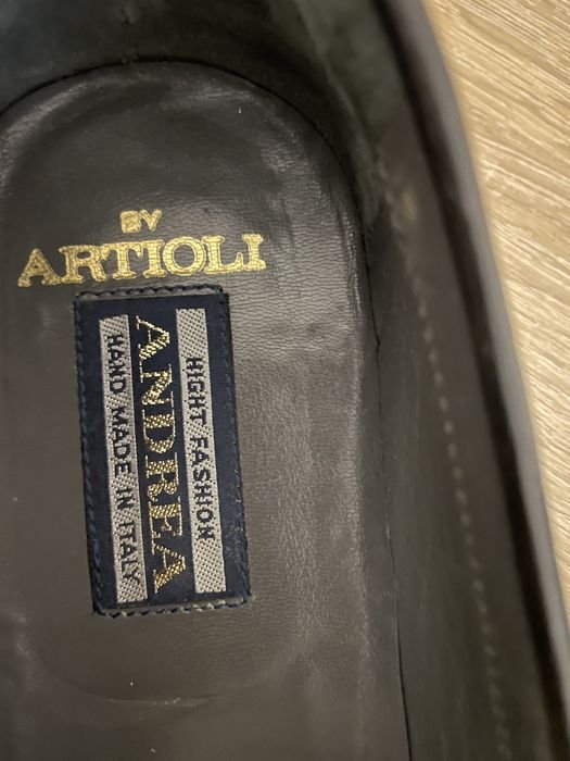 Мужские Artioli Лоферы Чёрные 43.5