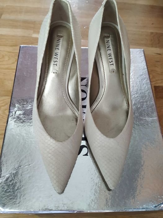 Women Nine West Heels Beige 35