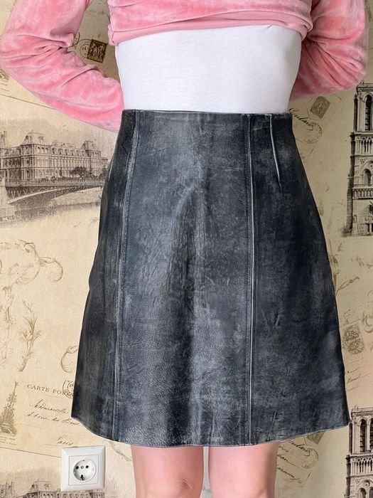 Femme Marc by Marc Jacobs Jupe Grise Cuir Autre