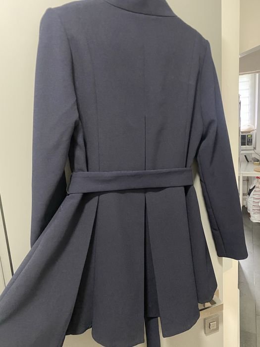 Женский Reiss Пиджак Тёмно-синий Вискоза 36