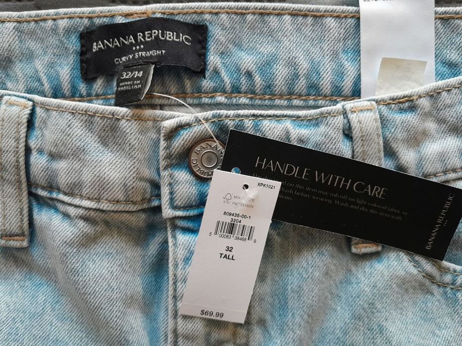 Женские Banana Republic Джинсы Голубые Другие