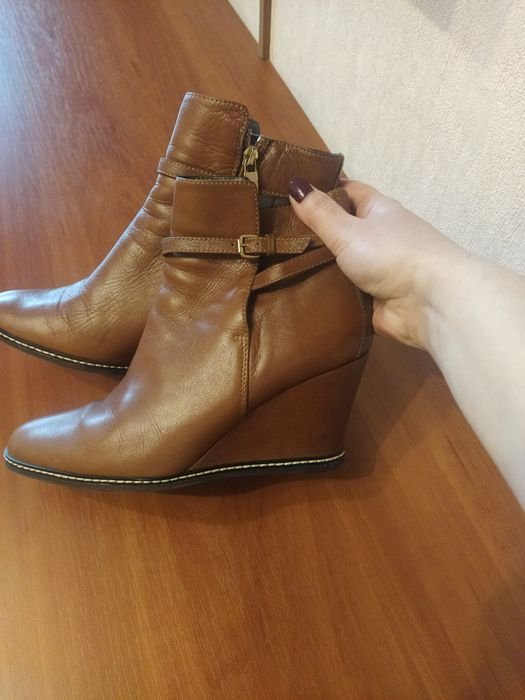 Damen Navyboot Stiefeletten Sonstiges Leder 37