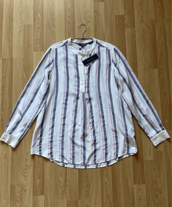 Женская Tommy Hilfiger Рубашка Белая Шелк М-L
