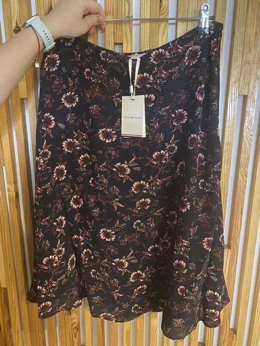 Женская Tommy Hilfiger Юбка Тёмно-синий Вискоза 40