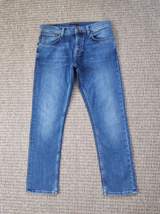 Мужской Nudie Jeans Джинсы Синий Джинс 32