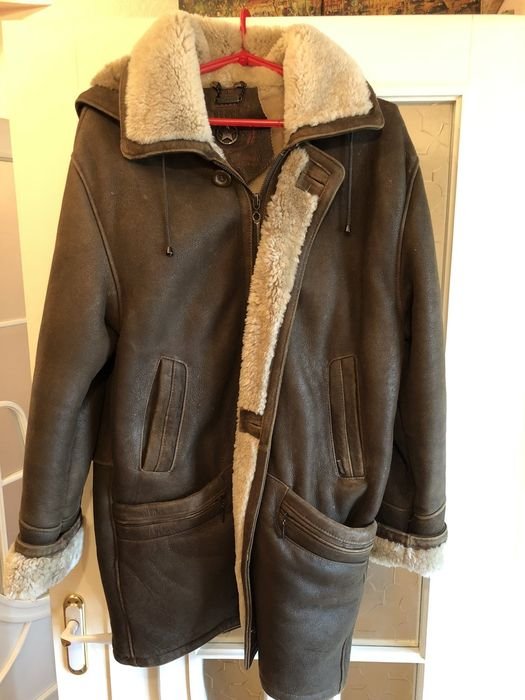 Мужской Elegant Joseph Levy Дублёнка Коричневая 36